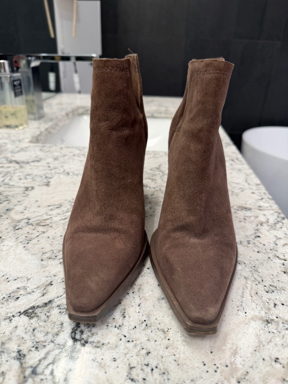 Vince Camuto suede brown boot